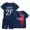 Maillot de Supporter Paris Saint-Germain 2023-24 C. Soler 28 Domicile Pour Enfant